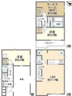 東京都豊島区上池袋1【一戸建】の間取り