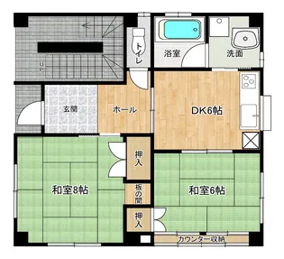 石川ビル【1階】の間取り