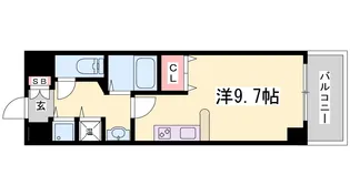 カスタリア三宮【5階】の間取り