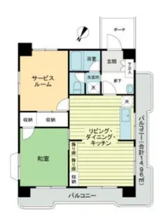 吾妻橋サニーコーポ【3階】の間取り