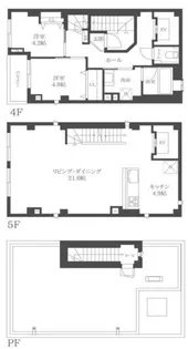 千駄木三丁目レジデンス(仮称)【4階】の間取り