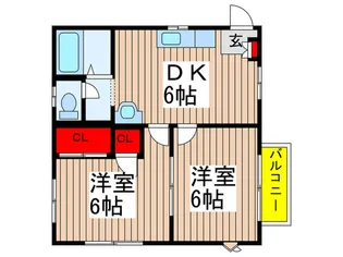 メゾンゴールド1【1階】の間取り