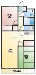 アフィニス原木【3階】の間取り