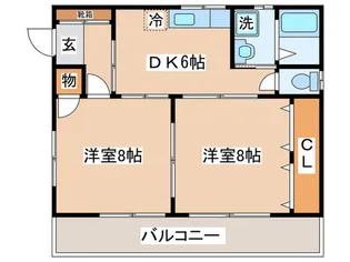 コーポ司【2階】の間取り