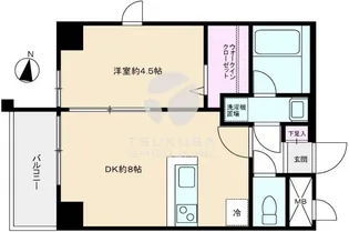 モンテヴェルデ飯田橋【3階】の間取り