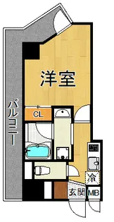 ソルセレジェイラ西宮【4階】の間取り