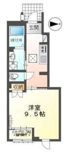 シェルル・スターテラス和合(仮)【1階】の間取り
