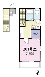 アネーロ駒沢【2階】の間取り