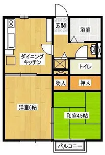 アスナロハイツ【2階】の間取り