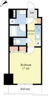 スカイコートグランデ清澄白河【1階】の間取り