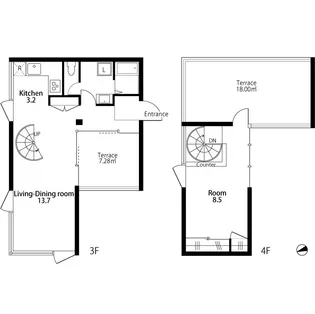 3×3 CUBEの間取り