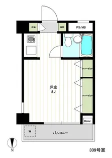 新宿アートビル【3階】の間取り