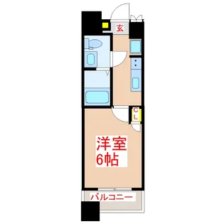 S-RESIDENCE照国ascent【11階】の間取り