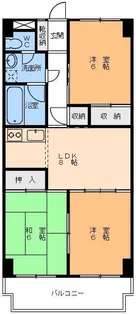 エル・エディフィシオE-1【3階】の間取り