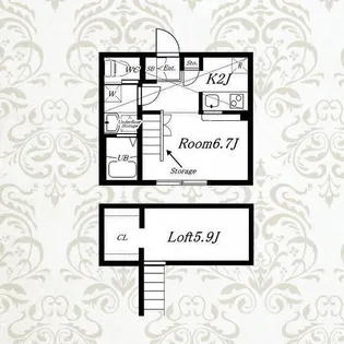 PRIMA Art海老名【2階】の間取り