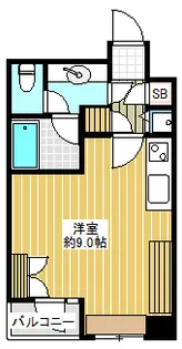 アクシア新宿御苑【10階】の間取り