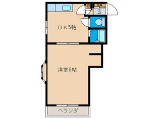 コーポ西翠【5階】の間取り