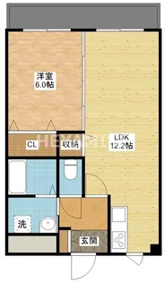 フィーノアイプロ【3階】の間取り