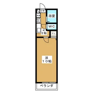 ヒルズハーモニー【1階】の間取り