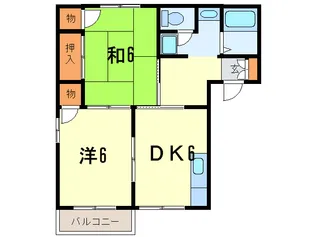 チェリーハイツ【2階】の間取り