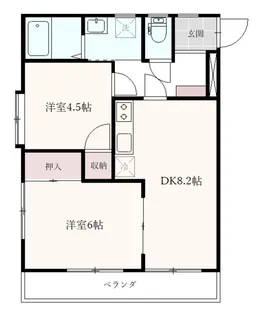 リバティープラザ袋町【5階】の間取り
