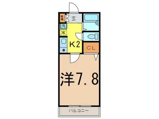 グリ-ンゲイブルス北千束【2階】の間取り