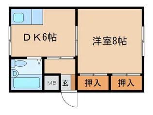 メゾンラビアンロ-ズの間取り