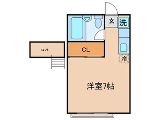 カームハイツ【1階】の間取り