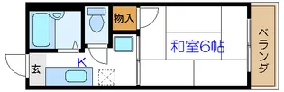 楓ビラ【1階】の間取り