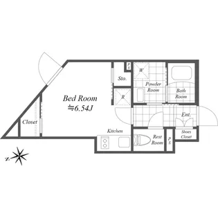 Reve Residence 白金台【3階】の間取り