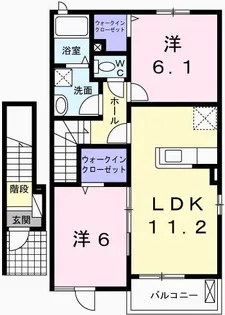 セレノ ハウスII【2階】の間取り