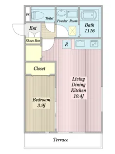 Trust横濱蒔田【2階】の間取り