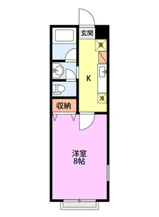 Lily-beエスポワール【2階】の間取り