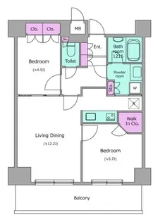レジディア杉並方南町【7階】の間取り