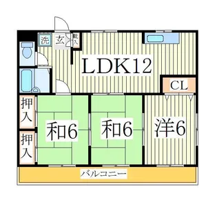 ヴィラウェルストーン【4階】の間取り