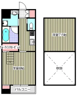 グランフォース【6階】の間取り