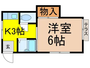 メゾンド石神井【1階】の間取り