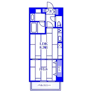 ROOTS(ルーツ)【4階】の間取り