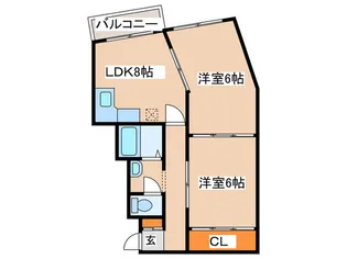 センチュリ-宮北ビル【3階】の間取り