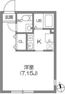 ZESTY神楽坂I【3階】の間取り