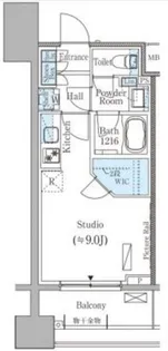 パークアクシス御茶ノ水ヒルトップ【12階】の間取り