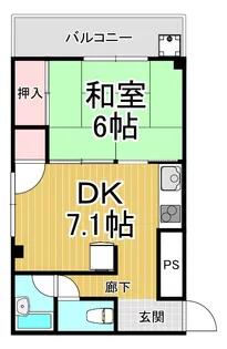 ジョンメゾン山田1【2階】の間取り