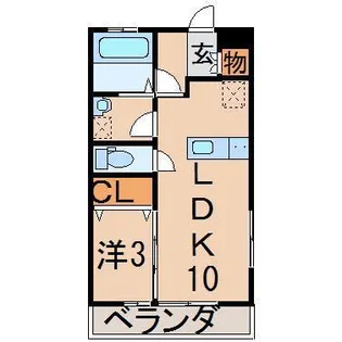 プランドール大森【2階】の間取り