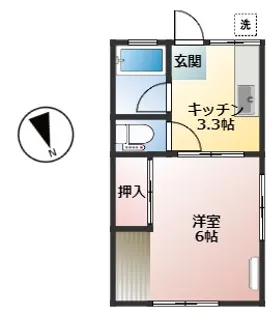 コーポサブ1【2階】の間取り