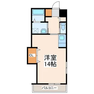 モーツァルト壱番館【2階】の間取り