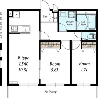 リブリ・アーク【1階】の間取り