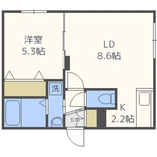 Altie Sapporo(アルティ札幌)【4階】の間取り