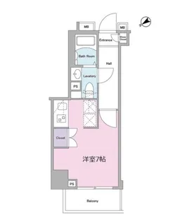 Log武蔵小山【7階】の間取り