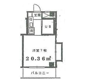 フロイデ町屋【3階】の間取り