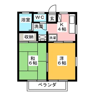デ・ラ・メゾンエポック【1階】の間取り
